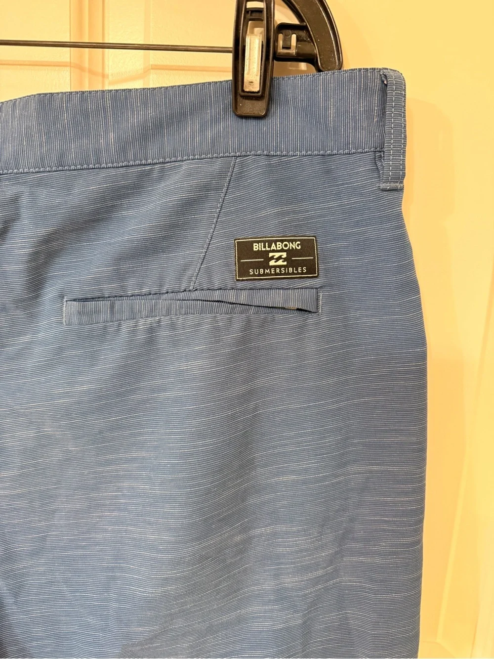 Billabong Submersibles Hybrid Shorts Men’s 38 Blue Quick Dry Pockets Mint